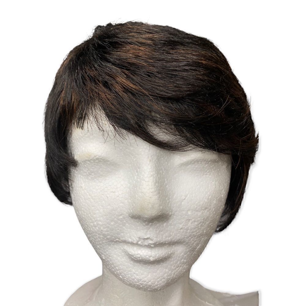 Vintage Vanessa wig by 5th avenue black pixie wig with red highlights Indonesia